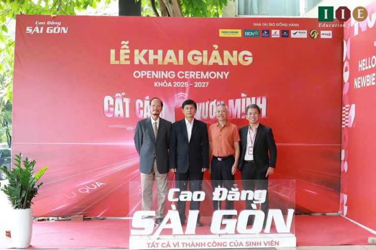 IIE ký kết hợp tác chiến lược với Trường Cao đẳng Sài Gòn và dự Lễ Khai giảng năm học 2025 – 2027